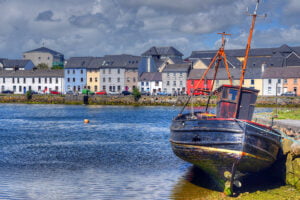 Houses overlooking Galway Harbour
