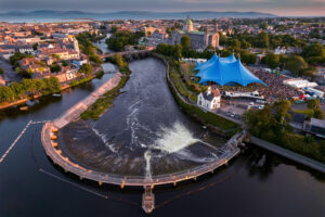 birds eye view of Galway for giaf 2025