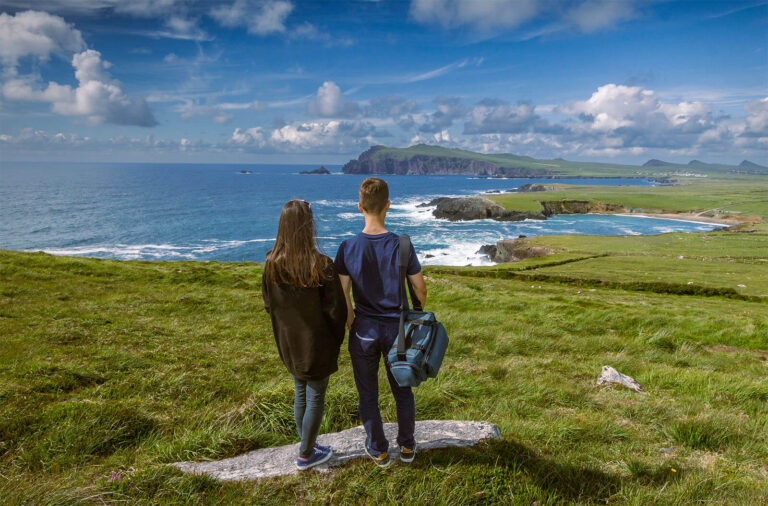 romantic couple wild atlantic way